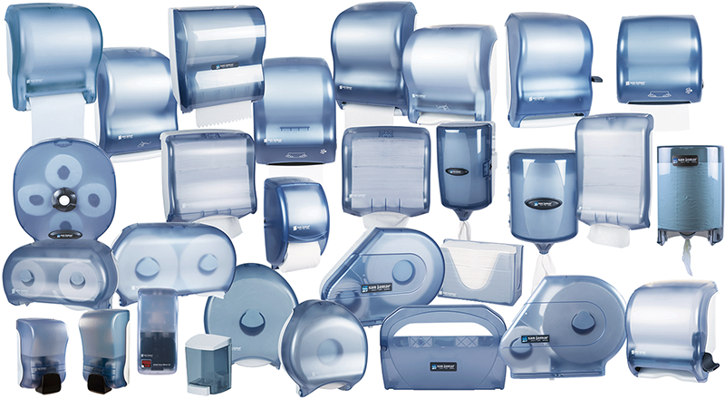Various Styles of Plastic Dispensers